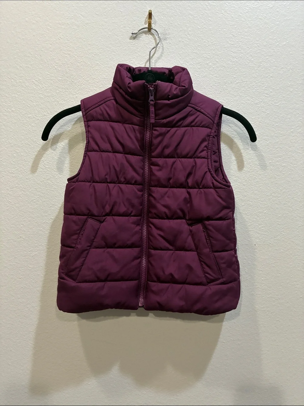 The Children's Place Plum Quilted Puffer Vest